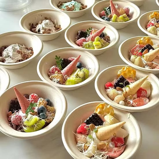 Sugarcane Bagasse Collection – Sustainable, Compostable Food Packaging