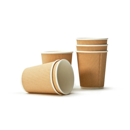 8oz Ripple Wall Paper Cups