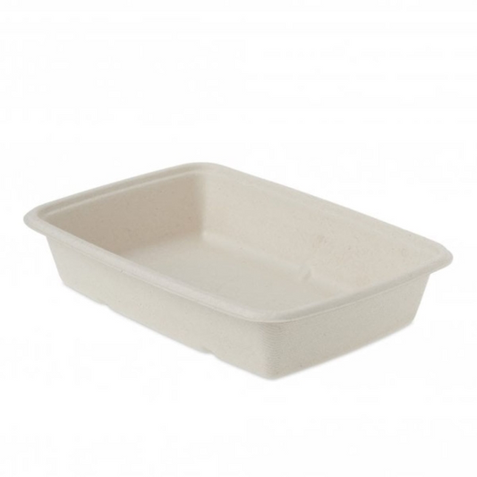 30oz Rectangular Bagasse Trays