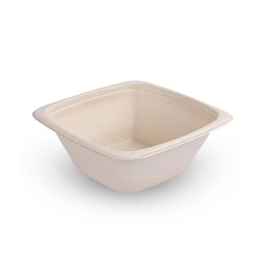 32oz Square Bagasse Bowls