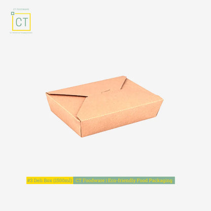 Takeaway Box #3| CT Foodware | Eco-friendly Food Packaging