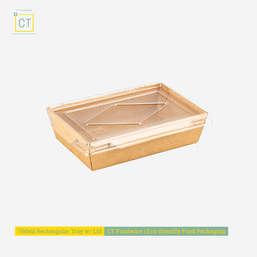 700ml Rectangular Container with Lid | CT Foodware