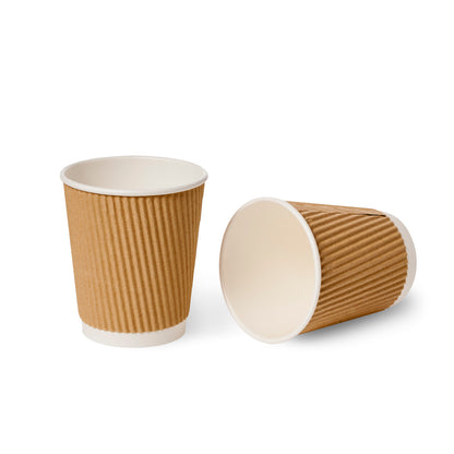 8oz Ripple Wall Paper Cups