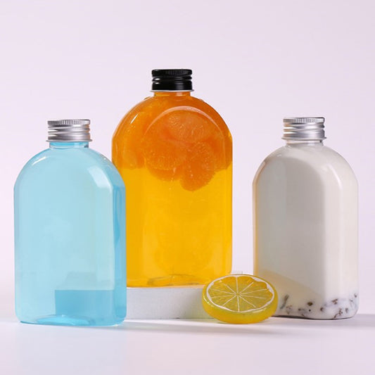 PET Bottles with Aluminum Lids (300ml/350ml)