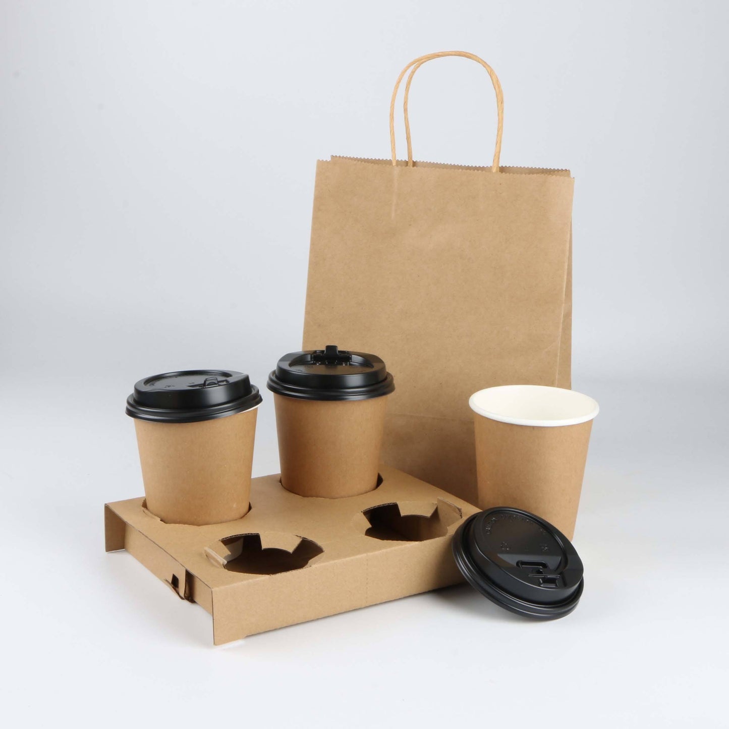2/4 Cup Kraft Cup Holders