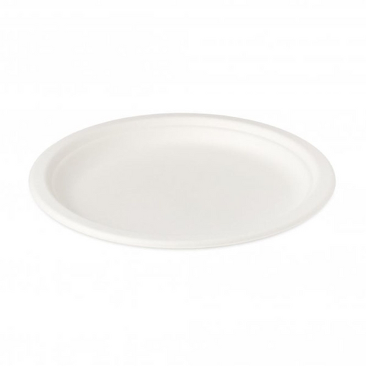 9” Round Bagasse Plates