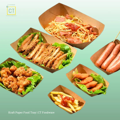 Kraft Food Tray | Eco-friendly Food Packaging | CT Foodware