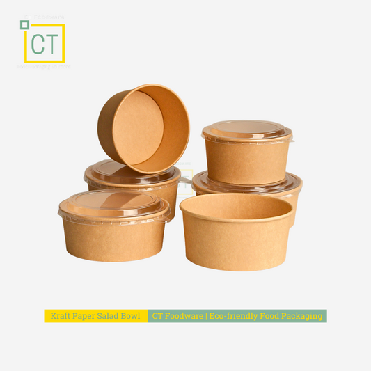Kraft Paper Salad Bowl | CT Foodware 