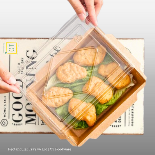700ml Rectangular Container with Lid | CT Foodware